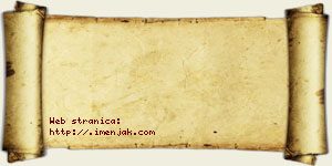 Irena Jevđenović vizit kartica